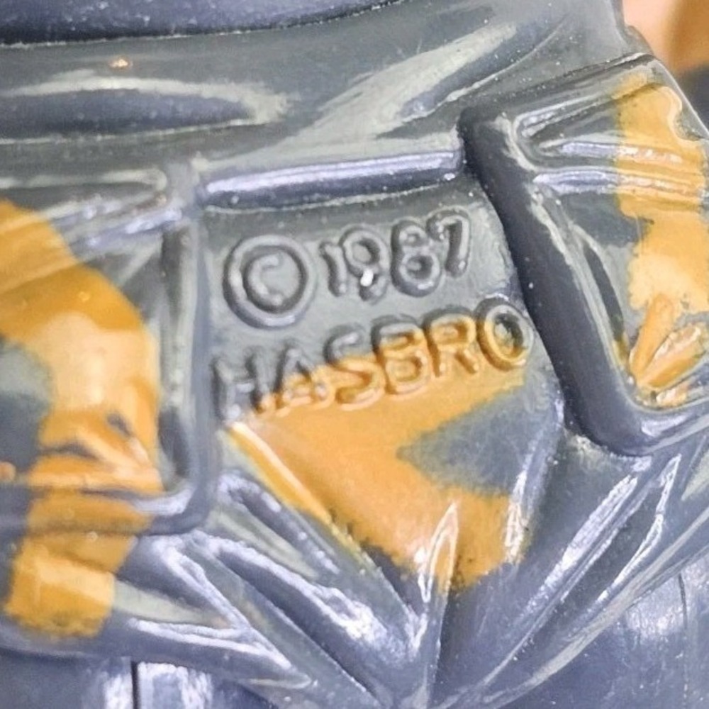 Vintage 1987 GI Joe Hasbro Action Figure Tiger Stripe Camo Black Orange 3.75 in. - Picture 3 of 4